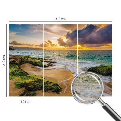 Papel de parede autocolante para quarto Harmonia marítima