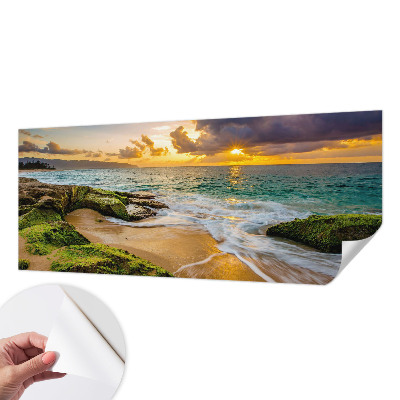 Papel de parede autocolante para quarto Harmonia marítima