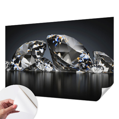 Papel de parede autocolante com padrão Beleza de cristal