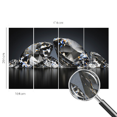 Papel de parede autocolante Beleza de cristal