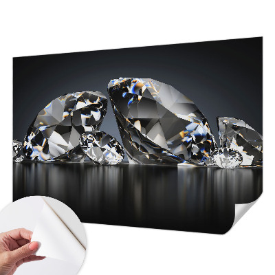 Papel de parede autocolante com padrão Beleza de cristal