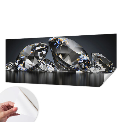 Papel de parede autocolante com padrão Beleza de cristal