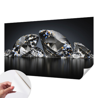 Papel de parede autocolante com padrão Beleza de cristal