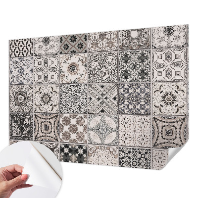 Papel de parede 3D Padrões de azulejos