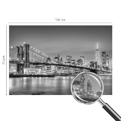 Papel de parede autocolante para sala A ponte da metrópole