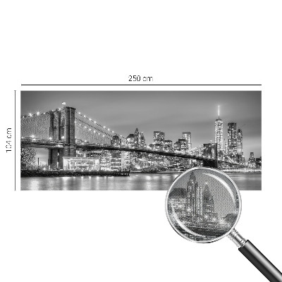 Papel de parede autocolante para sala A ponte da metrópole