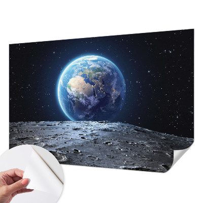 Autocolante de parede fotográfico com um panorama cósmico