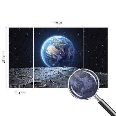 Autocolante de parede fotográfico com um panorama cósmico