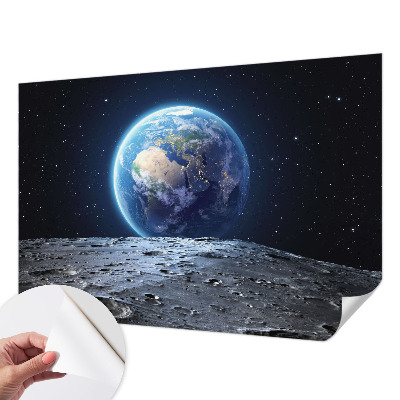 Autocolante de parede fotográfico com um panorama cósmico