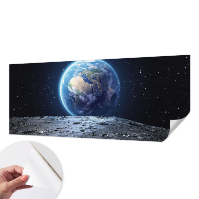 Autocolante de parede fotográfico com um panorama cósmico