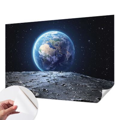 Autocolante de parede fotográfico com um panorama cósmico
