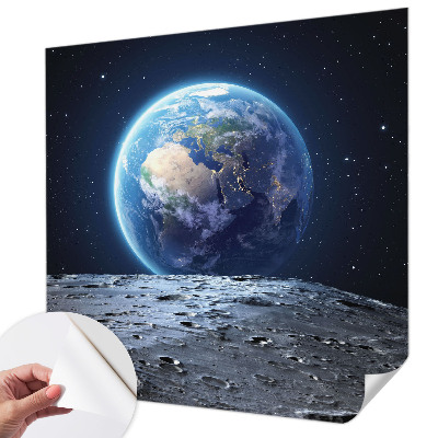 Autocolante de parede fotográfico com um panorama cósmico