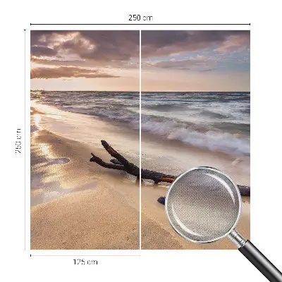 Papel de parede 3D com estampa Praia Oeste
