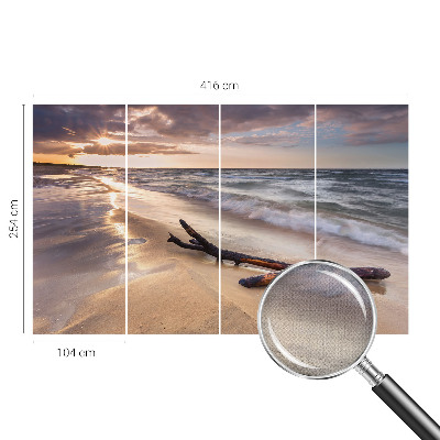 Papel de parede 3D Praia Oeste