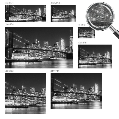 Papel de parede autocolante Panorama noturno