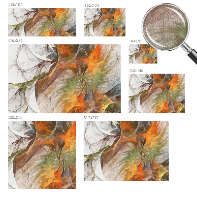 Papel de parede infantil caleidoscópio abstrato