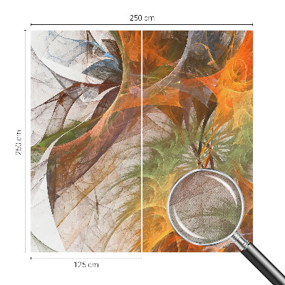 Papel de parede infantil caleidoscópio abstrato