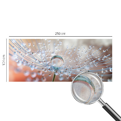 Papel de parede para criança Uma gota num dente-de-leão