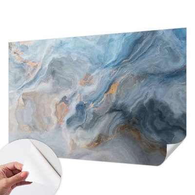 Papel de parede autocolante para sala com padrão de abstrações coloridas