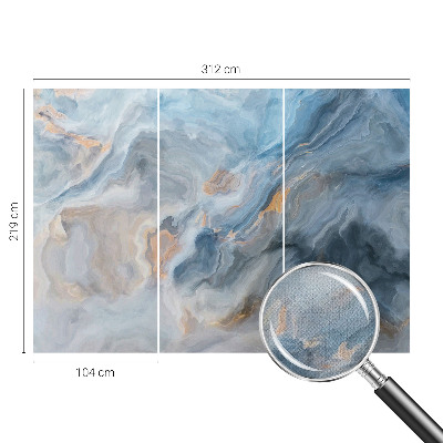 Papel de parede autocolante para sala Abstrações coloridas