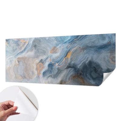 Papel de parede autocolante para sala com padrão de abstrações coloridas