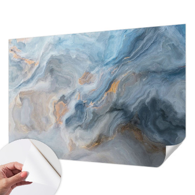 Papel de parede autocolante para sala com padrão de abstrações coloridas