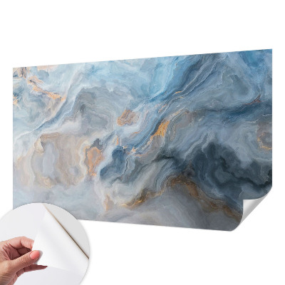 Papel de parede autocolante para sala com padrão de abstrações coloridas
