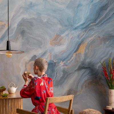 Papel de parede autocolante para sala Abstrações coloridas