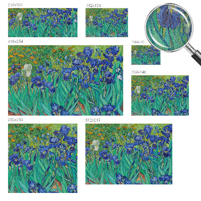 Autocolante de parede fotográfico Flores do jardim