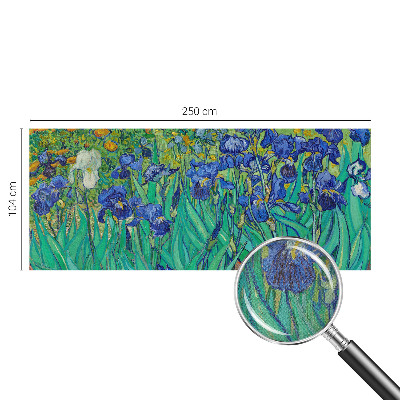Autocolante de parede fotográfico com motivo Flores do jardim