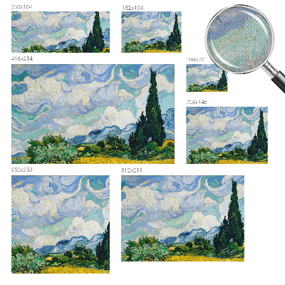 Papel de parede autocolante para quarto com estampa de nuvens expressivas