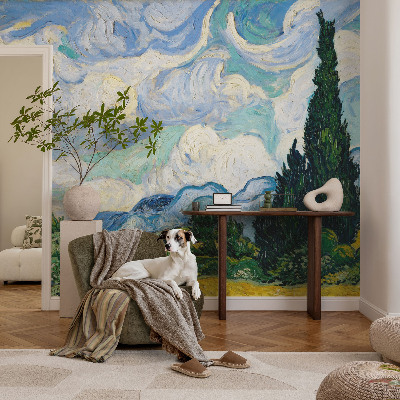 Papel de parede autocolante para quarto Nuvens expressivas