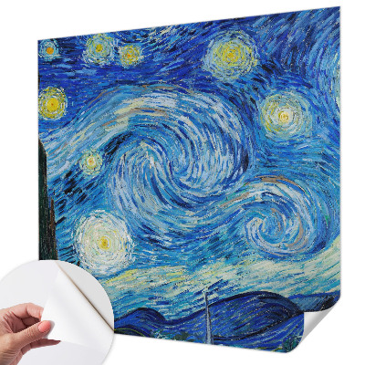 Papel de parede 3D com estampa de céu noturno