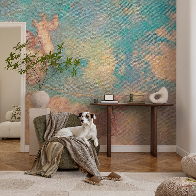 Papel de parede para criança Pégaso Celestial