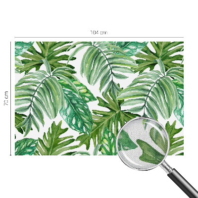 Papel de parede autocolante Folhas exóticas