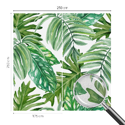Papel de parede autocolante Folhas exóticas