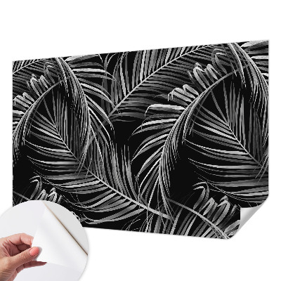 Papel de parede autocolante para quarto com padrão exótico