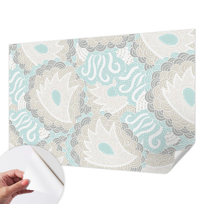 Papel de parede para criança com padrões abstratos