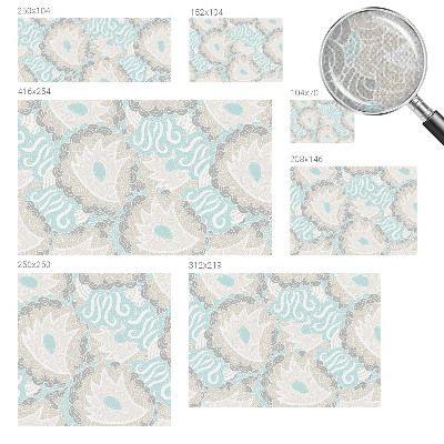 Papel de parede para criança com padrões abstratos