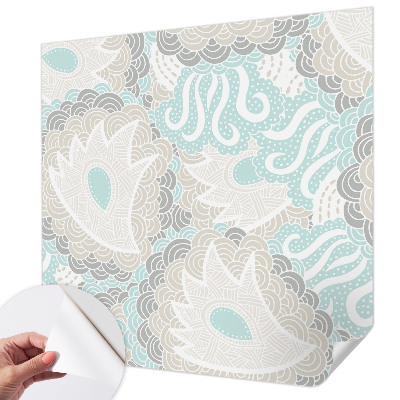 Papel de parede para criança com padrões abstratos