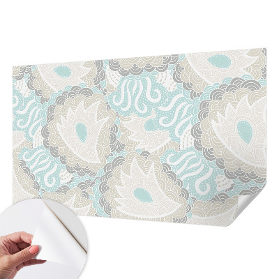 Papel de parede para criança com padrões abstratos