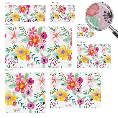 Papel de parede autocolante para quarto Frescor floral