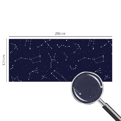 Papel de parede autocolante para sala com padrão 'Céu Astro'