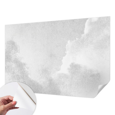 Papel de parede autocolante com estampa de nuvens tênues
