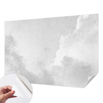 Papel de parede autocolante com estampa de nuvens tênues
