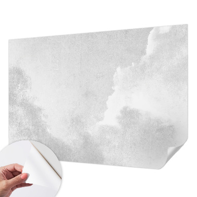Papel de parede autocolante com estampa de nuvens tênues