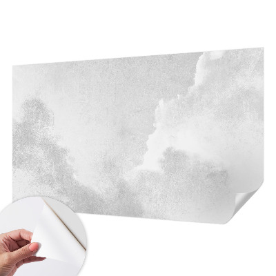 Papel de parede autocolante com estampa de nuvens tênues