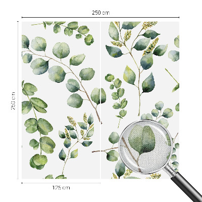 Papel de parede autocolante Folhas verdes