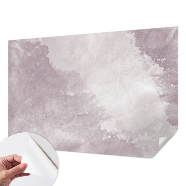 Papel de parede autocolante para quarto com padrão abstrato em tons de roxo