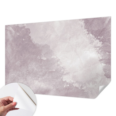 Papel de parede autocolante para quarto com padrão abstrato em tons de roxo